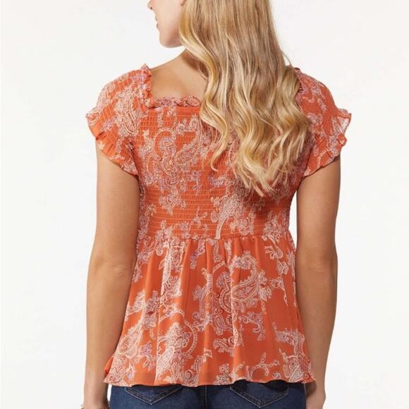 Cato SPICE ROUTE Convertible Babydoll Top - Picture 3 of 10